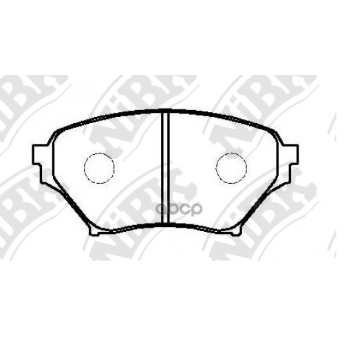 Pn5486 Тормозные Колодки Дисковые Mazda Mx-5 1.6 Nibk 385 NiBK 