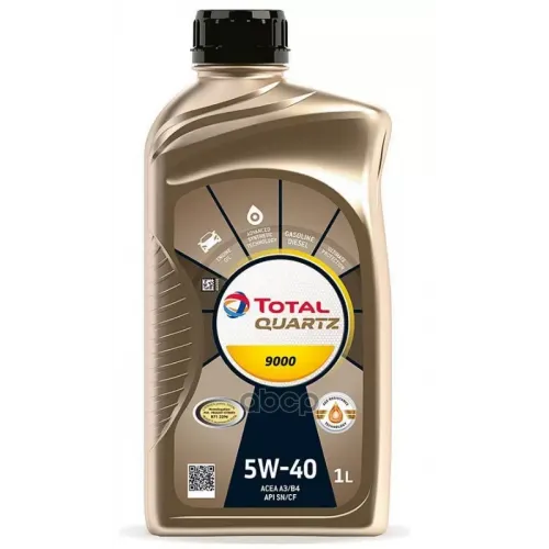 TotalEnergies Масло Моторное 5W40 Total 1Л Синтетика Quartz 9000