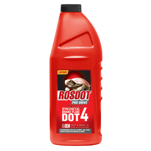 Rosdot Pro Drive Тормозная Жидкость Dot-4 (0.91L) ROSDOT 