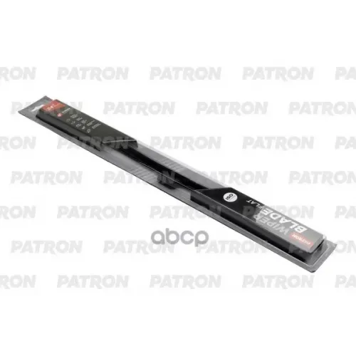 Щетка Стеклоочистителя 430Мм Плоская С Креплением Только Под Крюк PATRON 