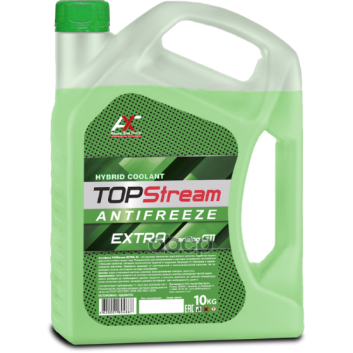 Антифриз Topstream Extra Green (Зелёный) G11 10 Л TOPStream 