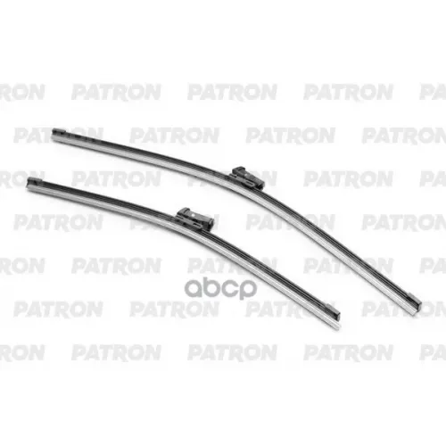 Щетки Стеклоочистителя 61См + 48См К-Кт Плоская Push Button 19Mm Vw Golf V/Vi, Passat B6/B7 PATRON PWB6148-KIT-VG5