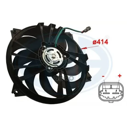 Вентилятор Радиатора Citroen/Peugeot D 384 Era 