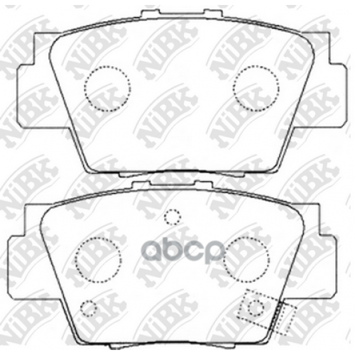 Колодки Тормозные Дисковые NiBK 