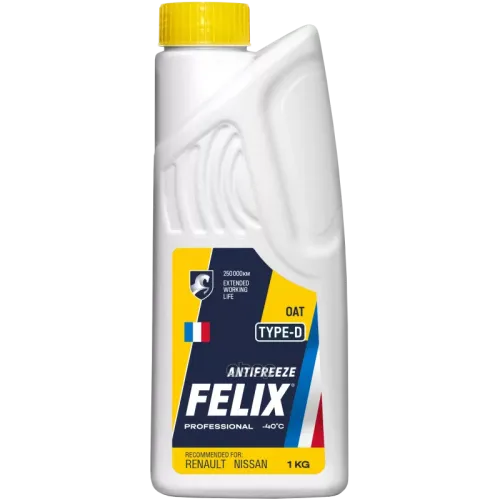 Felix Type D Антифриз Желтый Готовый (1L) Felix 