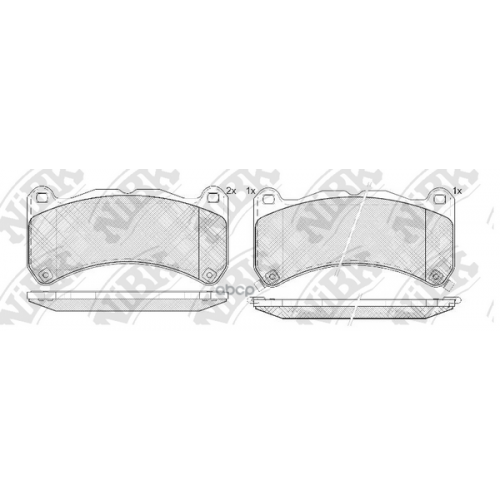 Колодки Тормозные Дисковые NiBK 