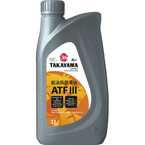 Takayama Atf Dexron Iii Масло Трансмионное Минер (Пластик) (1L) TAKAYAMA 