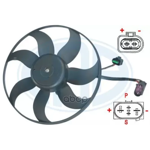 Вентилятор Радиатора A3/Passat/G5/Octavia/Superb/Yeti 1.2-3.6/1.6Td-2.0Td 03- Era 