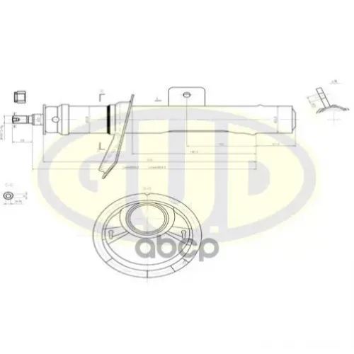 Амортизатор Cit Berlingo 96-/Berlingo Фургон 96-/Xsara 97-05/Xsara Break 97-05 L G.U.D 