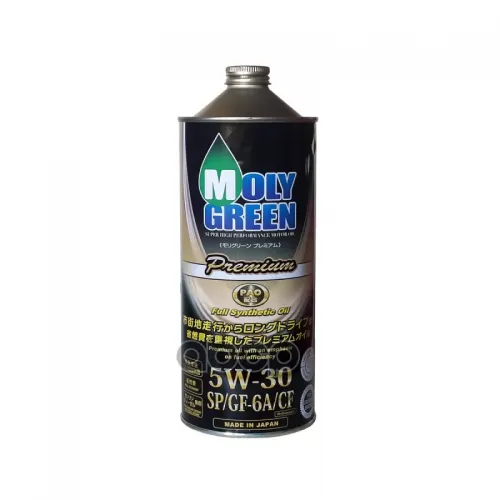 MOLYGREEN Molygreen Premium 5W-30 Sp/Cf Gf-6A Масло Моторное Синт. (1L)