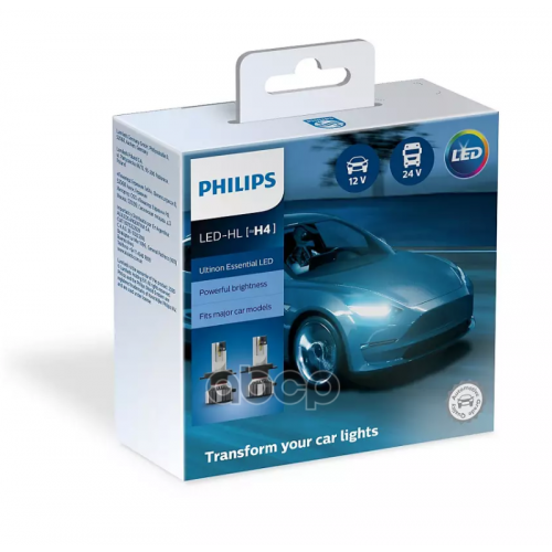 Лампа  Led H4 11342 Ue2 Картон 2 Шт. Philips 