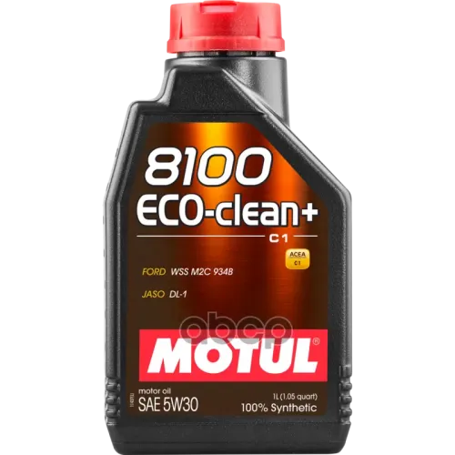 MOTUL Масло Моторное 5W30 Motul 1Л Синтетика 8100 Eco-Clean+ C1