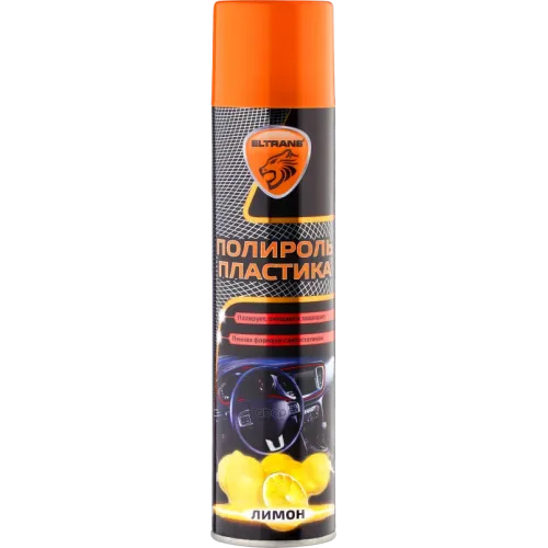 Eltrans Полироль Пластика Лимон (Аэрозоль) 0,4L ELTRANS 