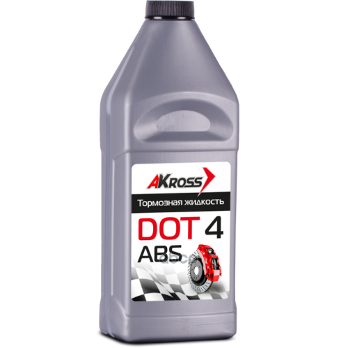 Akross Dot-4 Тормозная Жидкость (Серебро) 0.910L AKross 