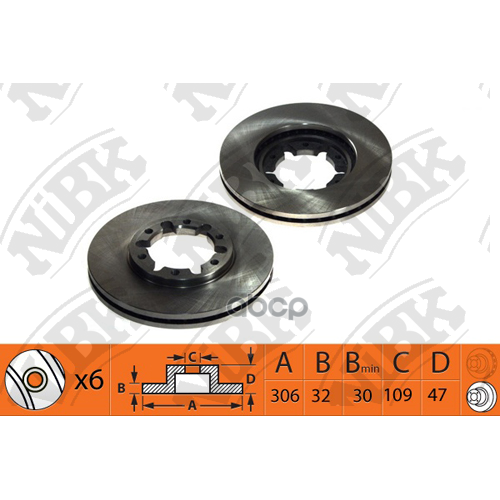 Диск Тормозной NiBK 