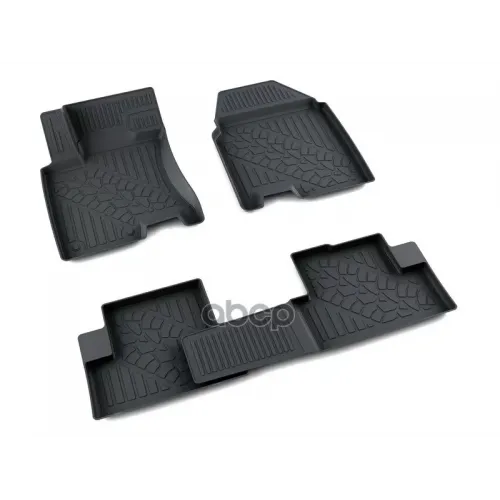 Коврики Салона Черный Nissan Qashqai 2006- АгатэК A.002.57.PL