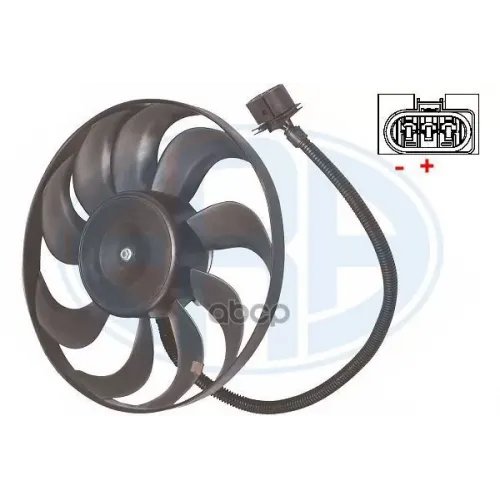 Вентилятор Радиатора Audi/Vw A3/A4/Golf Iv/Bora 220/60W 290Mm -04 Era 