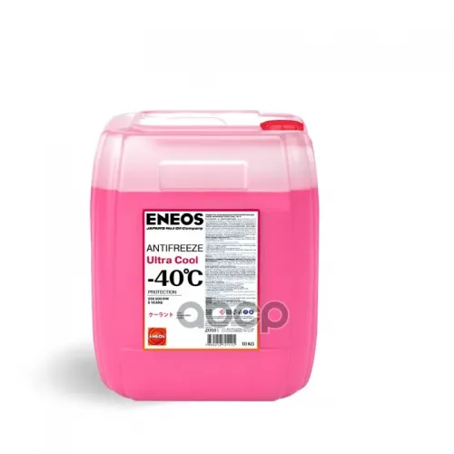 Eneos Ultra Cool Pink -40 C G12+ Антифриз Розовый (10L) ENEOS 