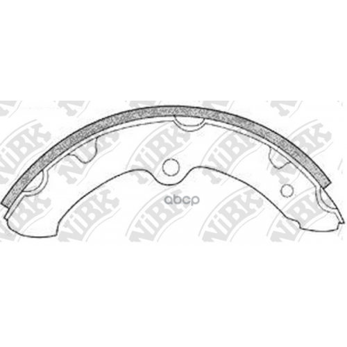 Fn2297 Колодки Тормозные Toyota Dyna 01- 2.5-3.0 Барабан. Nibk NiBK 
