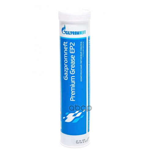Смазка Gazproneft Premium Grease Ep 2 (Картридж 400 Г) Gazpromneft 
