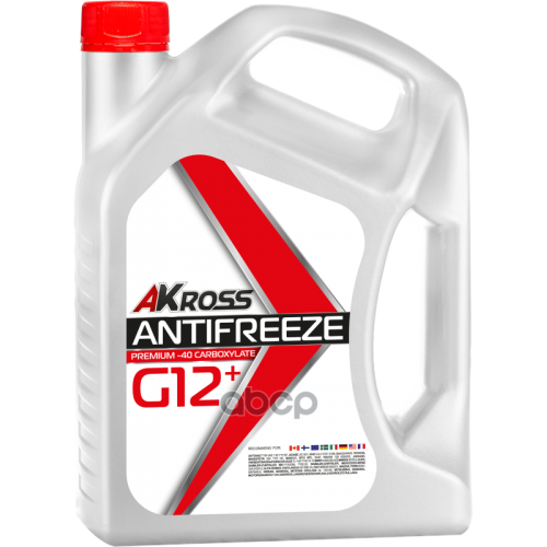 Akross Premium G12+ Антифриз 10L AKross 