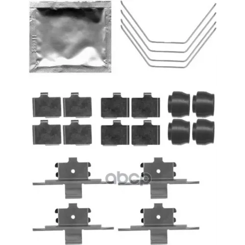 Комплект Монтажный Тормозных Колодок Mazda 6 02- Перед. Textar 