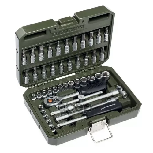 Набор Головок 6-Гр. С Трещоткой 14 ,  46 Предметов Дело Техники 