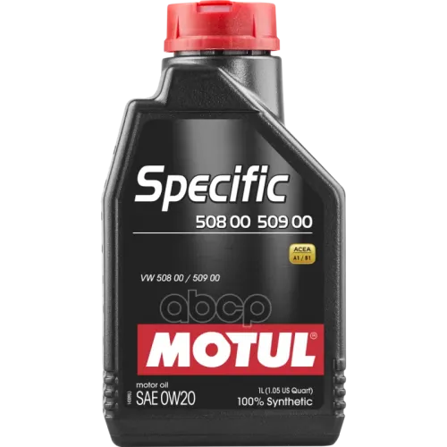 MOTUL Масло Моторное 0W20 Motul 1Л Синтетика Specific Vw 508.00/509.00