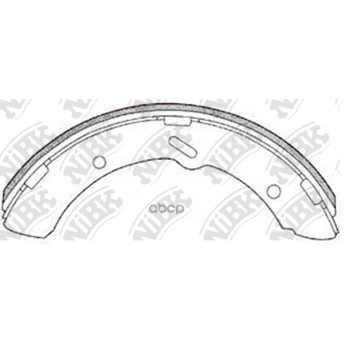 Тормозные Колодки Барабанные Daihatsu Delta NiBK 