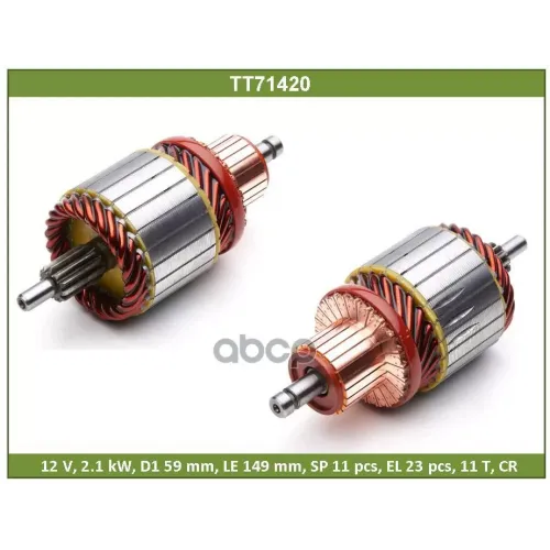 Ротор Стартера Tesla Technics 