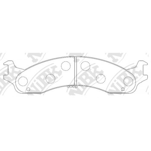 Pn0063 Тормозные Колодки Дисковые Nibk 364 NiBK 