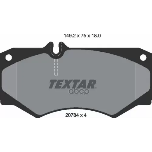 Колодки Тормозные Дисковые К Т 4 Шт. Textar 