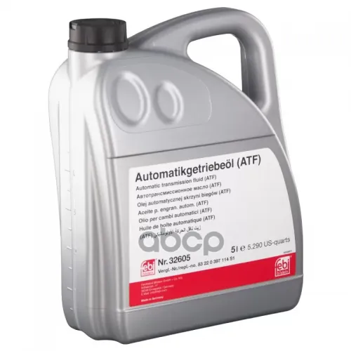 Автотрансмиссионное Масло Atf 5Л Febi 
