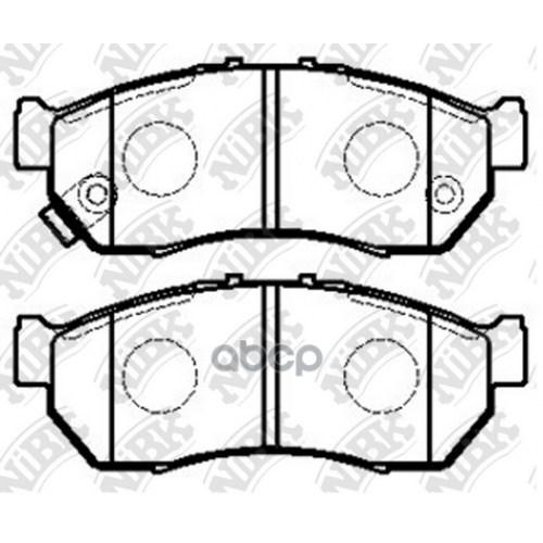 Колодки Тормозные Дисковые NiBK 