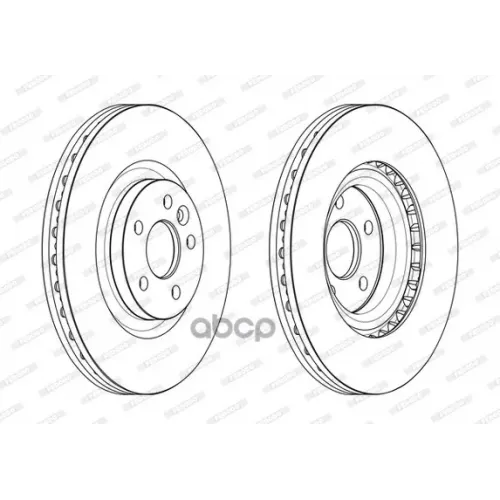 Диск Тормозной Ferodo DDF2632C-1