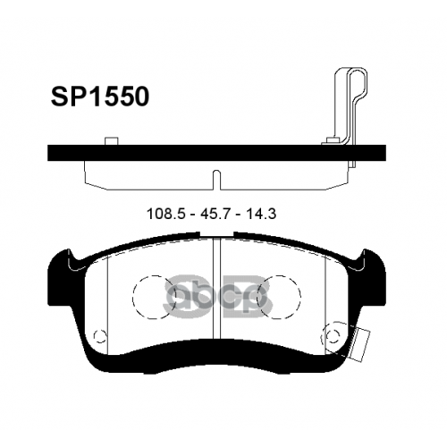 Колодки Тормозные Дисковые, Передние Sangsin brake 