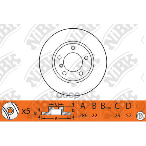 Диск Тормозной NiBK 