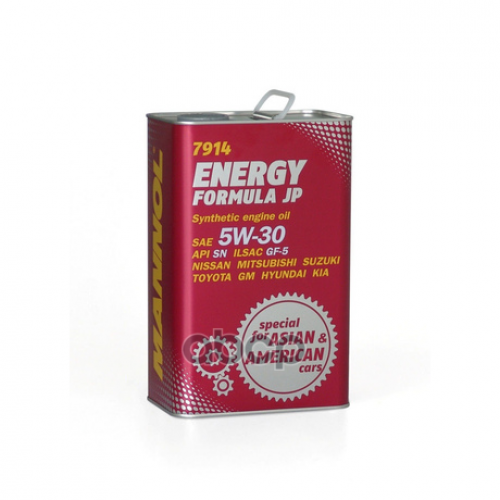 Масло Моторное 5W30 Mannol 7917 Energy Formula C4 1Л MANNOL 