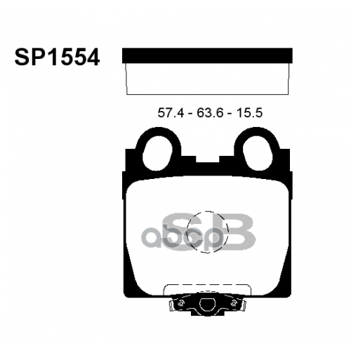 Колодки Тормозные Дисковые, Задние Sangsin brake 