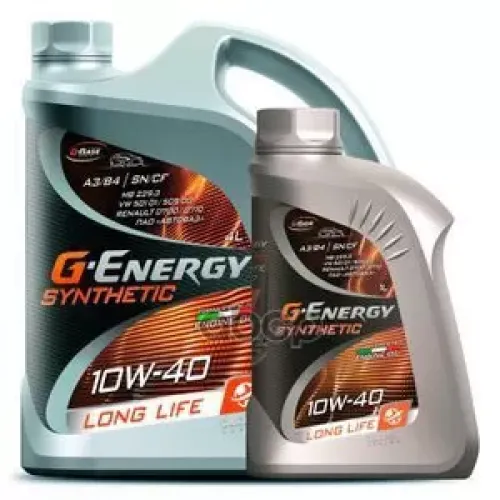 G-Energy Масло Моторное 10W40 G-Energy Longlife 5Л Синтетика