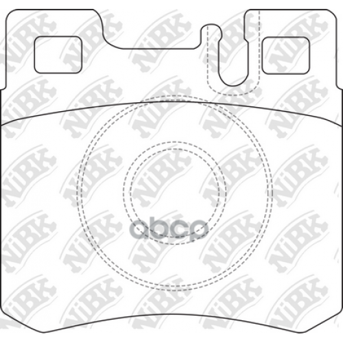 Колодки Тормозные Дисковые NiBK 
