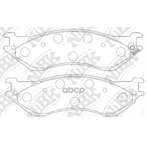 Тормозные Колодки Дисковые Ford Expedition NiBK 