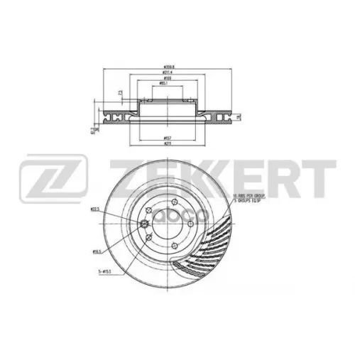 Тормозной Диск Zekkert 