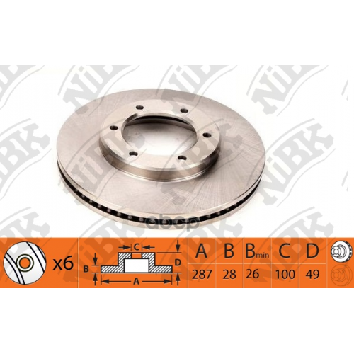 Диск Тормозной NiBK 