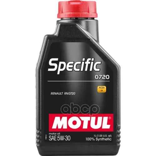 MOTUL Масло Моторное 5W30 Motul 1Л Синтетика Specific Rn 0720 С4/А3/В4