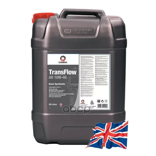 Масло Моторное 10W40 Comma 20Л Полусинтетика Transflow COMMA 