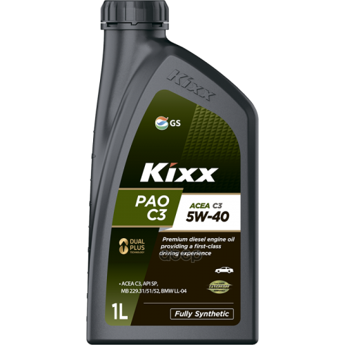 Kixx Kixx Pao 5W40 Sn/Cf C3 Масло Моторное Синт. (Корея) (1L)