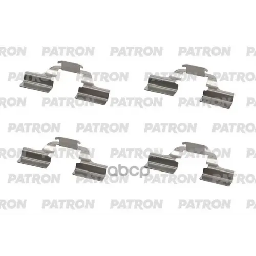 Комплект Монтажный Тормозных Колодок Дисковых Renault Twingo 07-, Scenic Ii 03-, Scenic I 99-03, Mo PATRON 