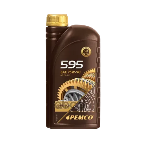 75W-90 Gl-4/Gl-5 Ls 1Л (Синт. Трансм. Масло) Hcv PEMCO 