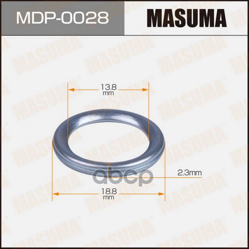 Шайба (Прокладка) Для Болта Маслосливного [Уп. 50 Шт., Цена За 1 Шт.] Masuma MDP-0028